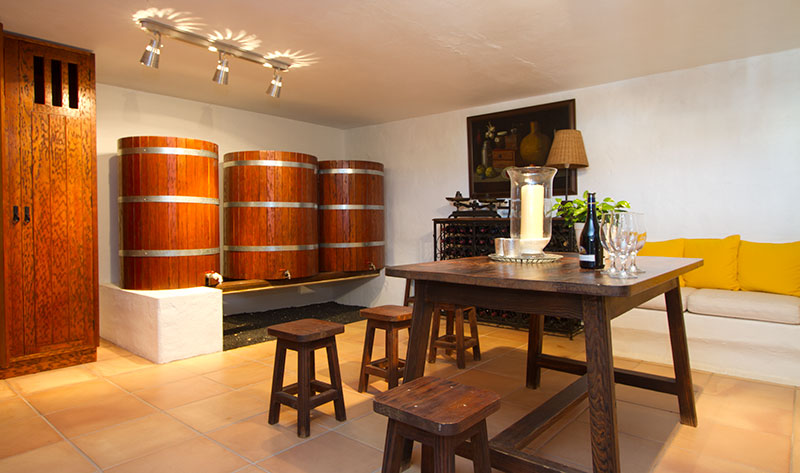 luxury villa with wine cellar